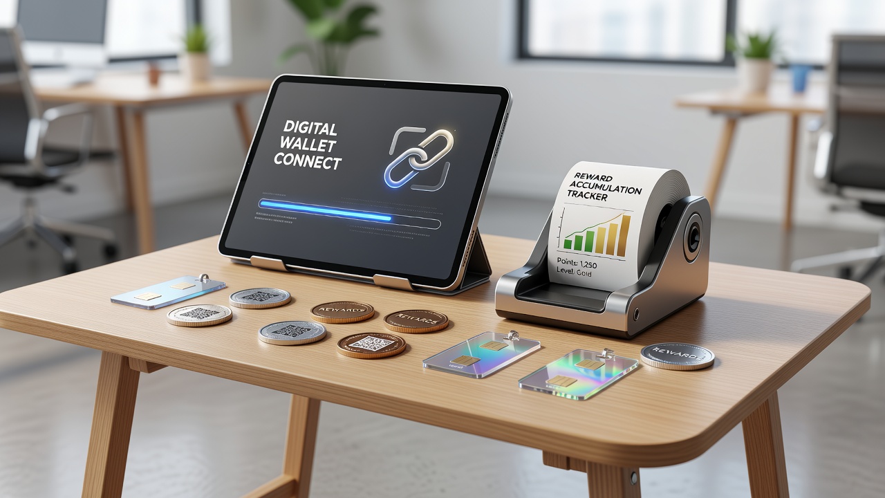 Belohnungsakkumulation über digitale Wallets in mobilen Formaten