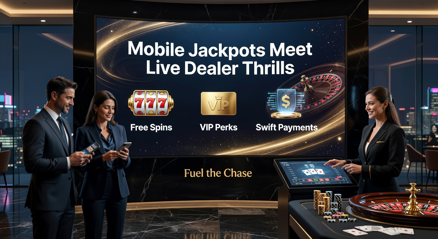 Live-Dealer am Roulette-Tisch auf Mobilbildschirm mit drehendem Jackpot-Rad und VIP-Symbolen