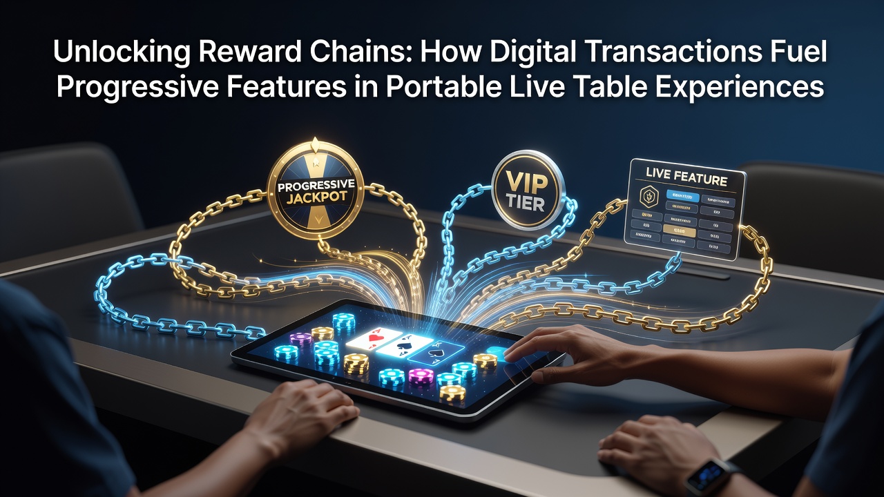 Digitale Transaktionen und progressive Features in mobilen Live-Tischspielen
